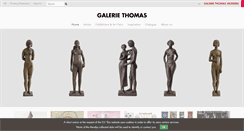 Desktop Screenshot of galerie-thomas.de